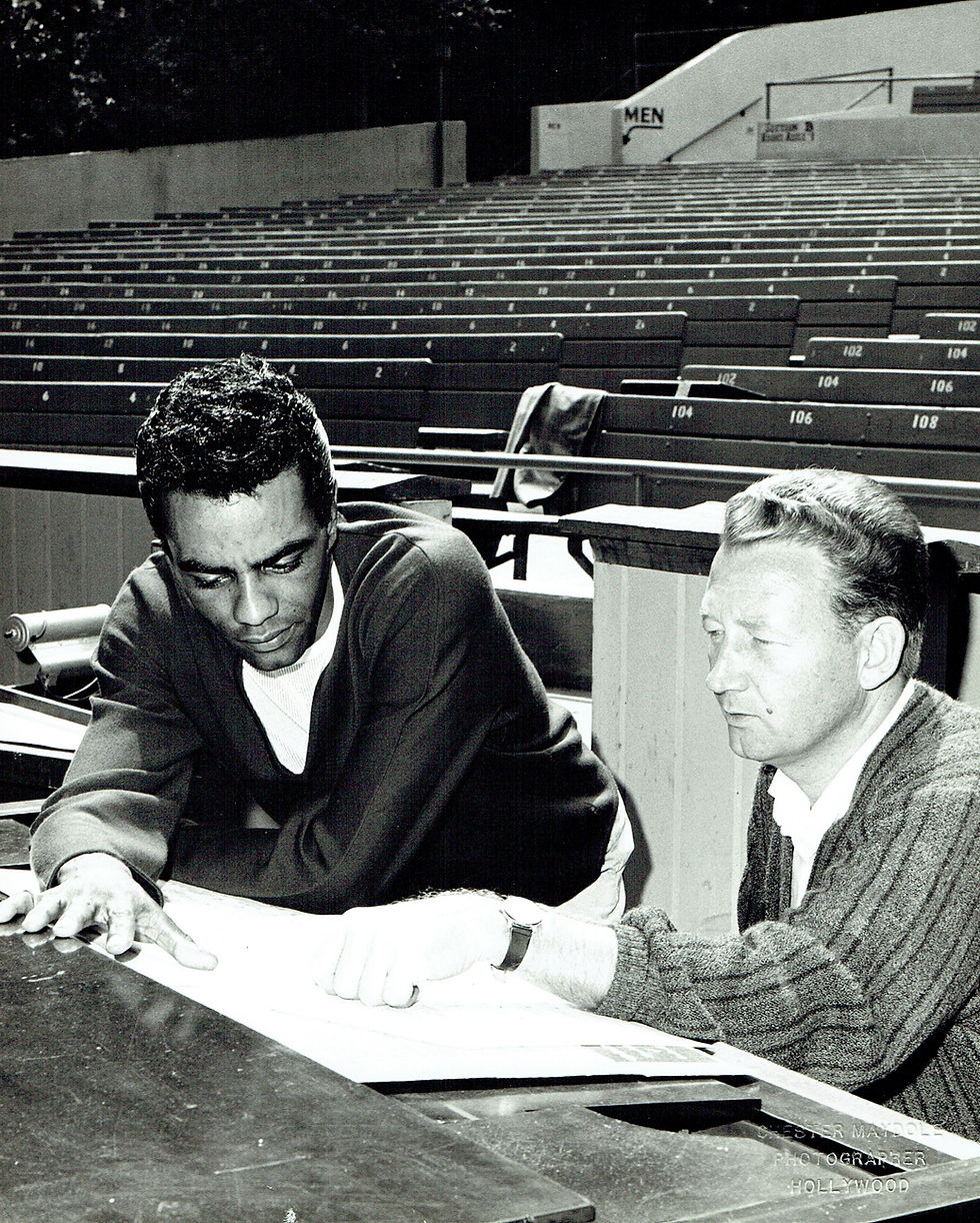 Allyn and Johnny Mathis