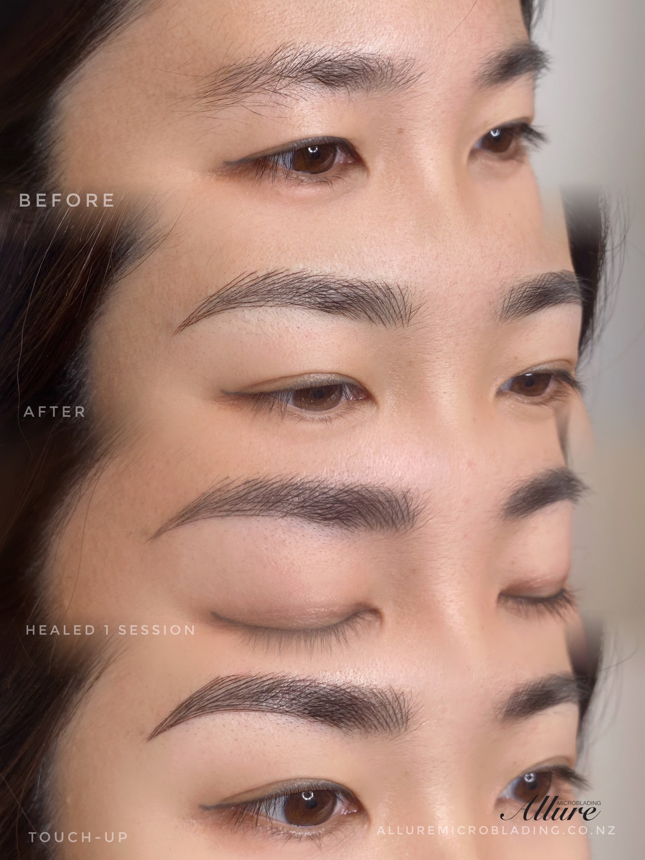 Beauty Mark Tattoo before and after