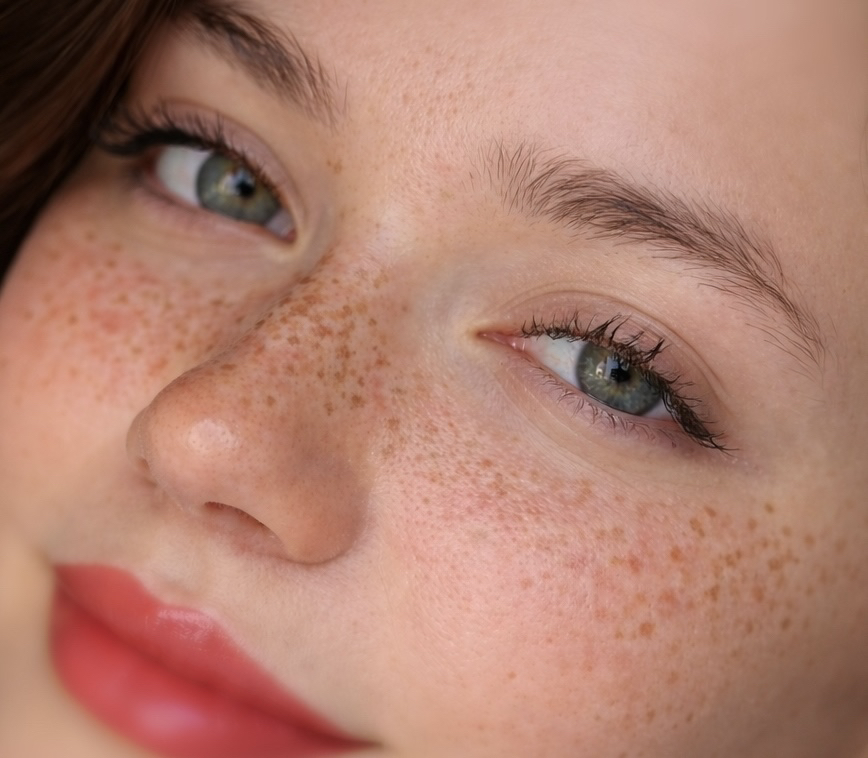 Freckle Tattoo Medium Coverage Nose and Cheeks — Allure Microblading Auckland