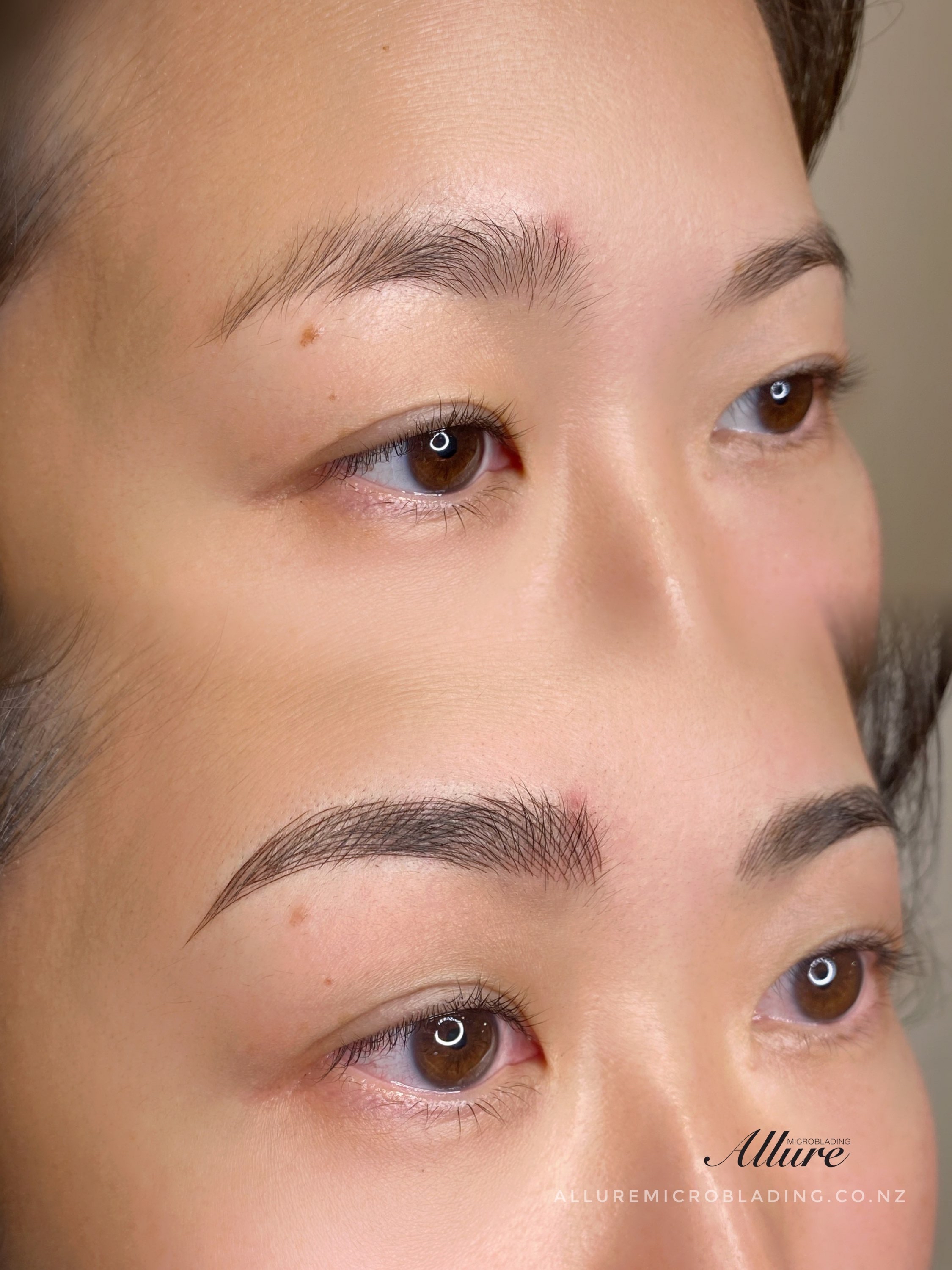 Nano Brows before and after