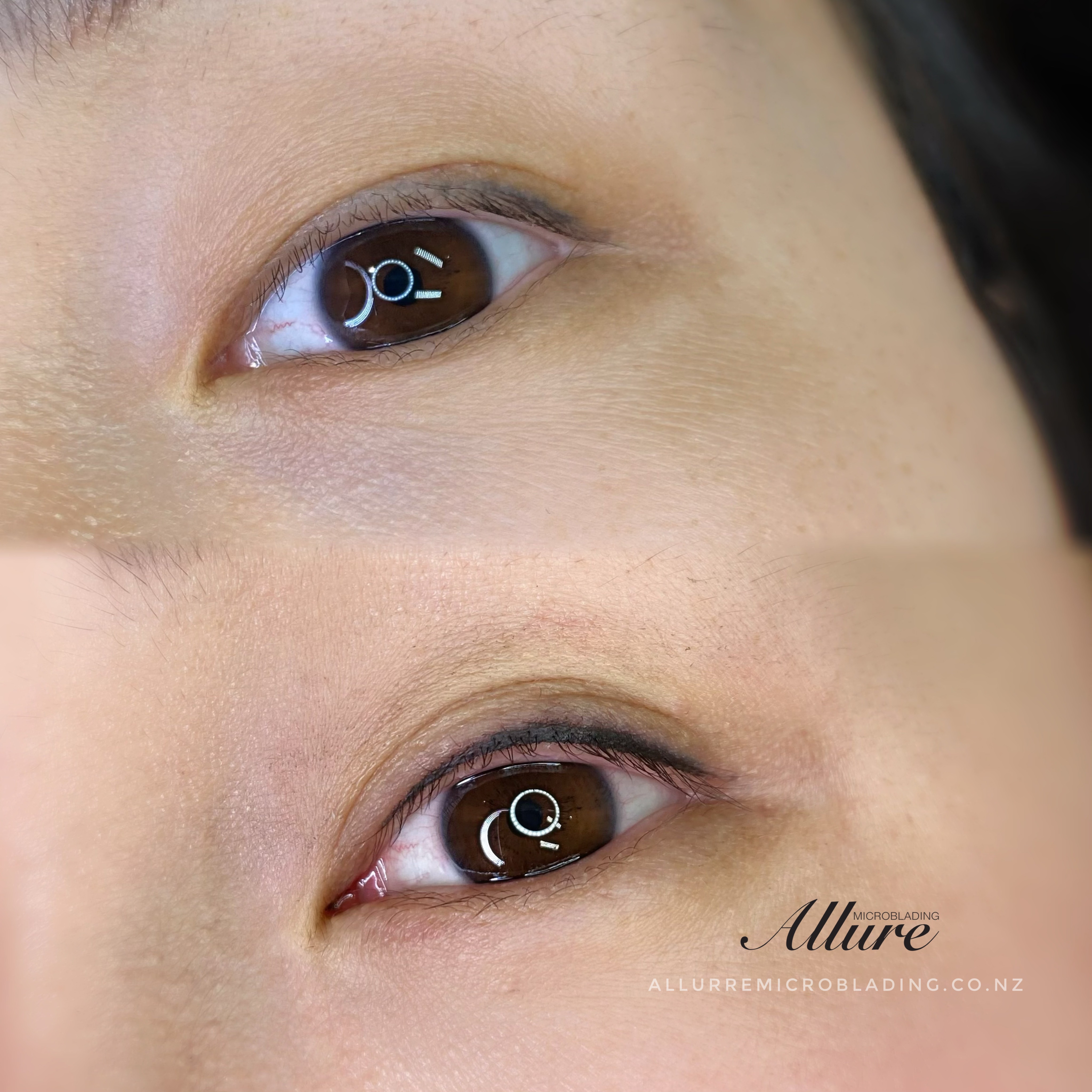 Lash Enhancement before and after