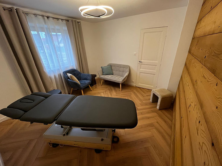 Salle de consultation d'ostéopathie
