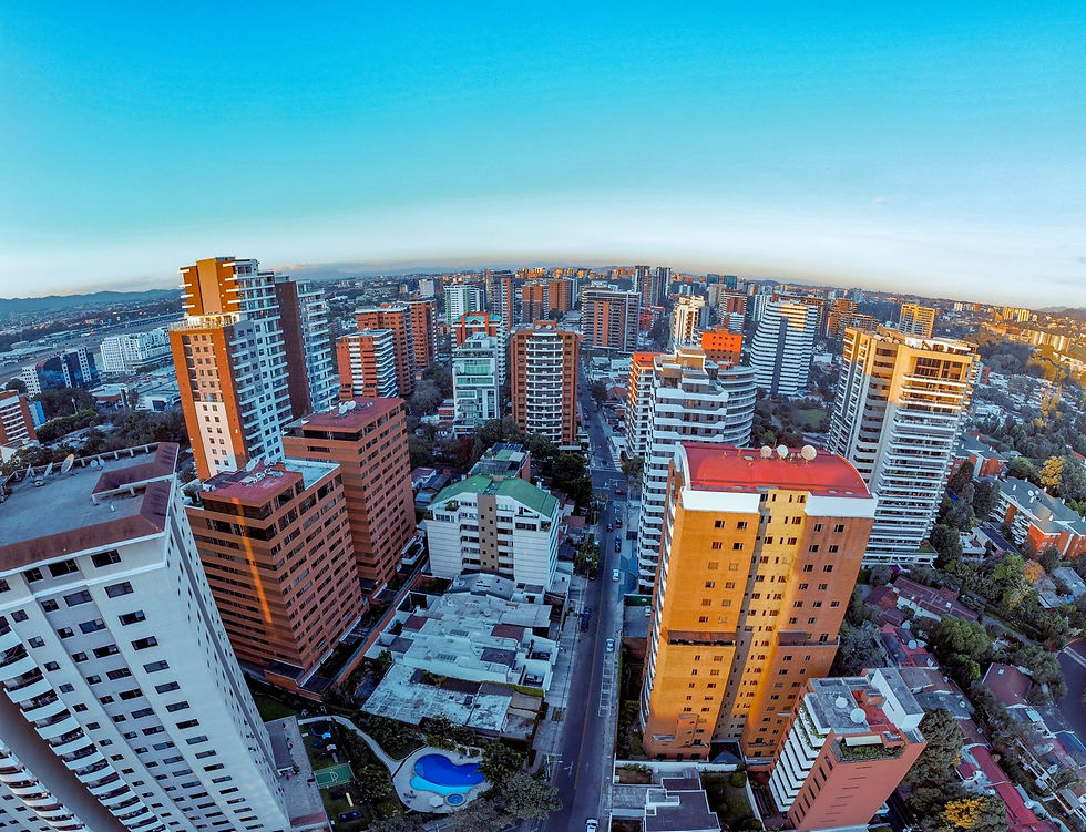 Zona 14, vista panoramica