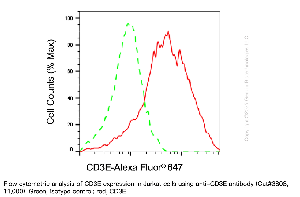 Thumbnail: Anti-CD3E Mouse Monoclonal Ab #3808