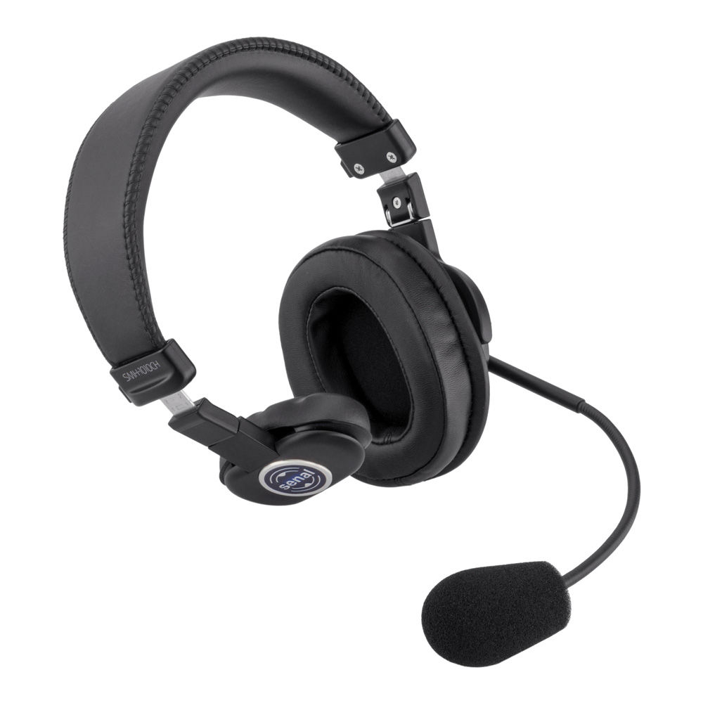 Senal Single-Sided Communication Headset w/ Two 1/8" Mini-Jacks Cable