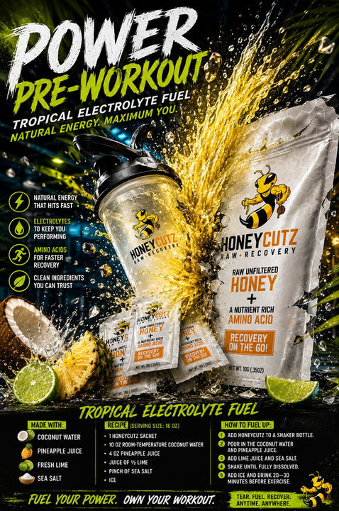 3. HoneyCutz Tropical Electrolyte Fuel -Pre-Workout-.jpg