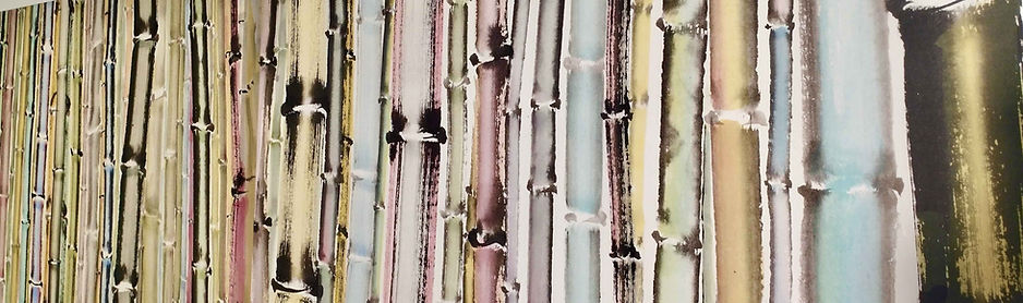 Cane painting by Talia Lehavi