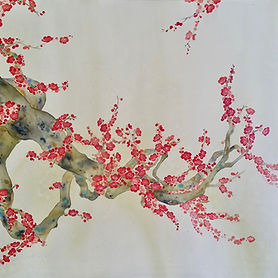 Hundred Million Blossoms painting by Talia Lehavi