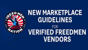Freedmen Nation Marketplace: New Guidelines for Verified Vendors