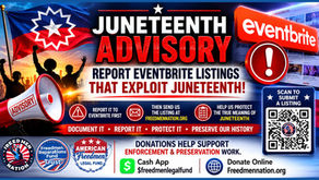 Public Advisory: Report Eventbrite Listings That Exploit Juneteenth