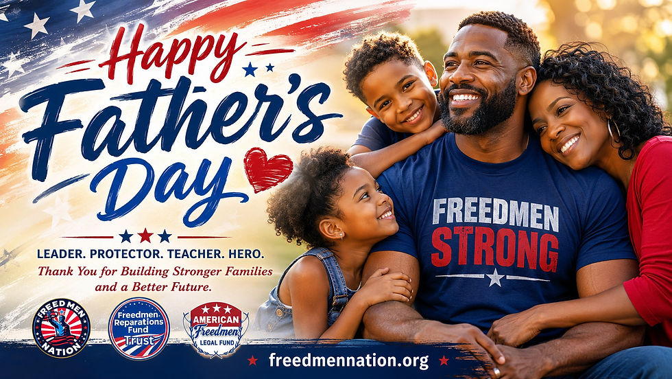 Happy Father’s Day to Freedmen Fathers Building Stronger Families