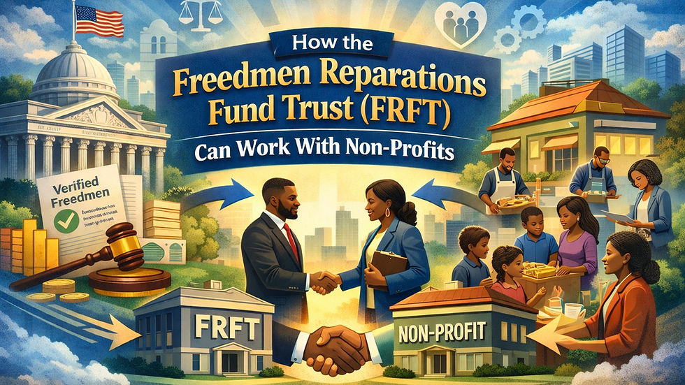 How the Freedmen Reparations Fund Trust (FRFT) Can Work With Non-Profits