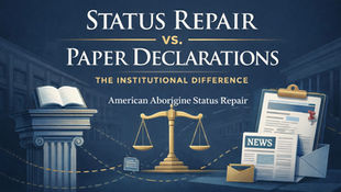 Status Repair vs. Paper Declarations: The Institutional Difference