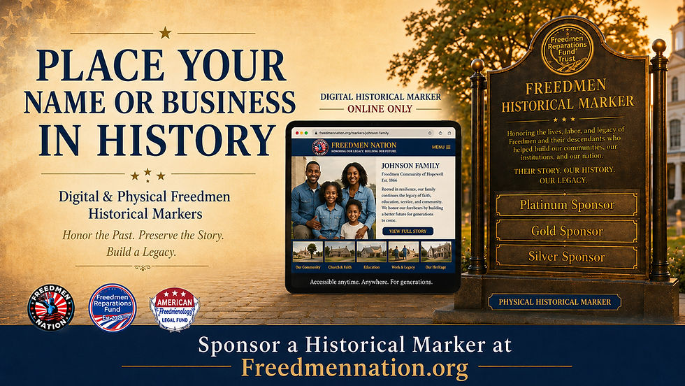 Place Your Name or Business in History