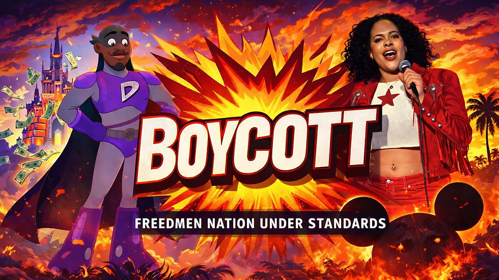 Public Notice: Freedmen Nation Initiates Consumer Boycott of Disney Over “Captain Durag” Character