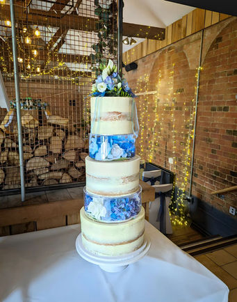 semi naked with fillable flower tiers