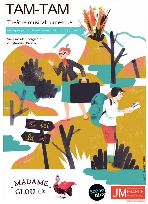 affiche tam-tam Julia Wauters copyright.