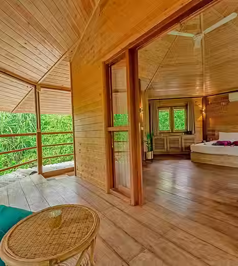 Elevated Standard Bungalow with garden views at Jungle Beach Ahungalla