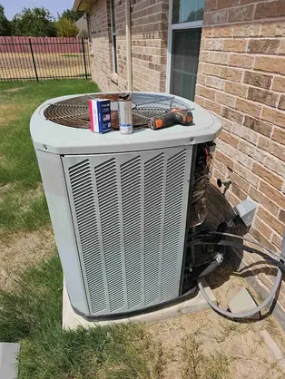 AC repair in Fort Worth Tx, Dual Capacitor Replacement