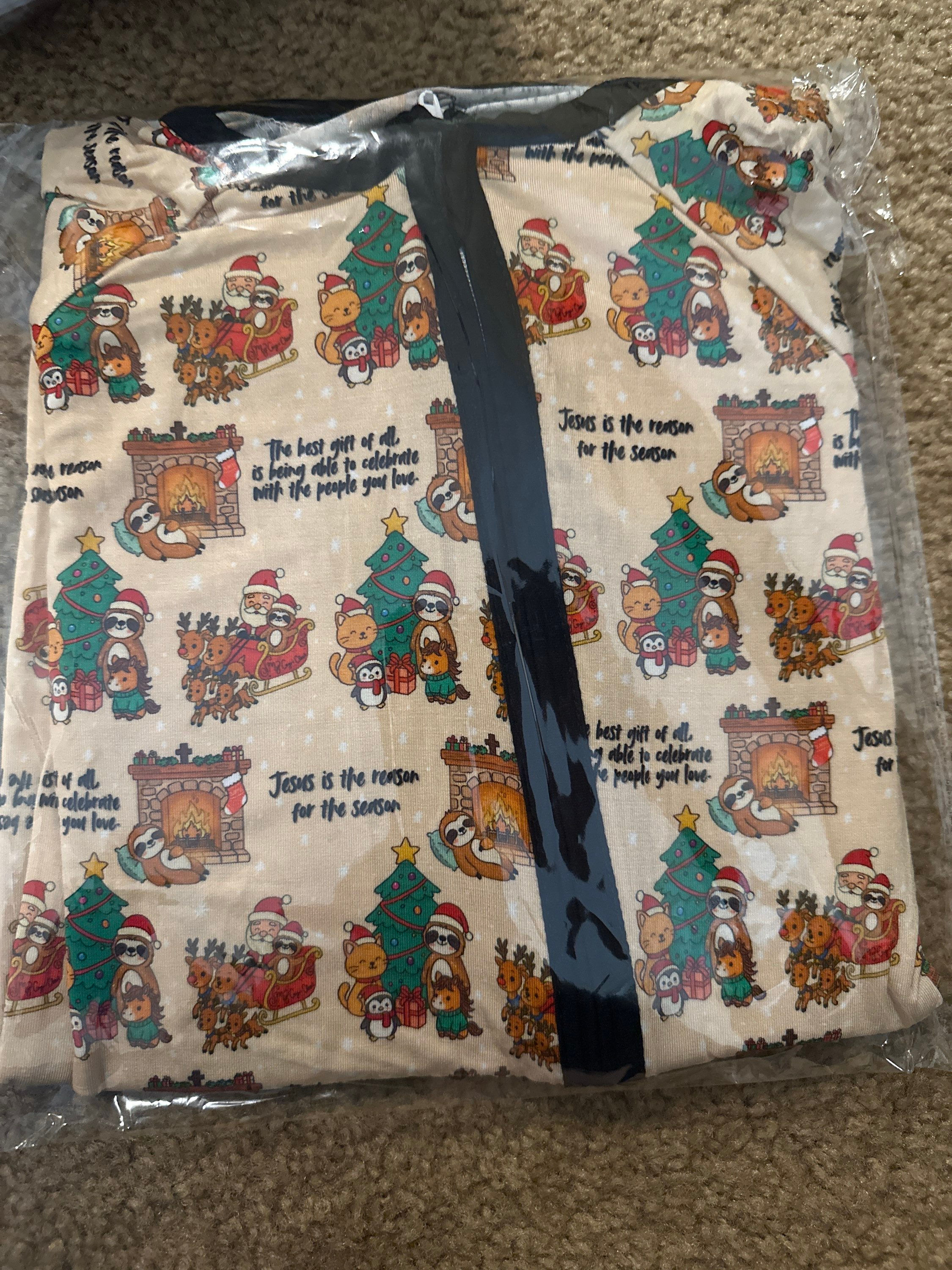 Gigis Closet Christmas Bamboo Size 12-18 Month