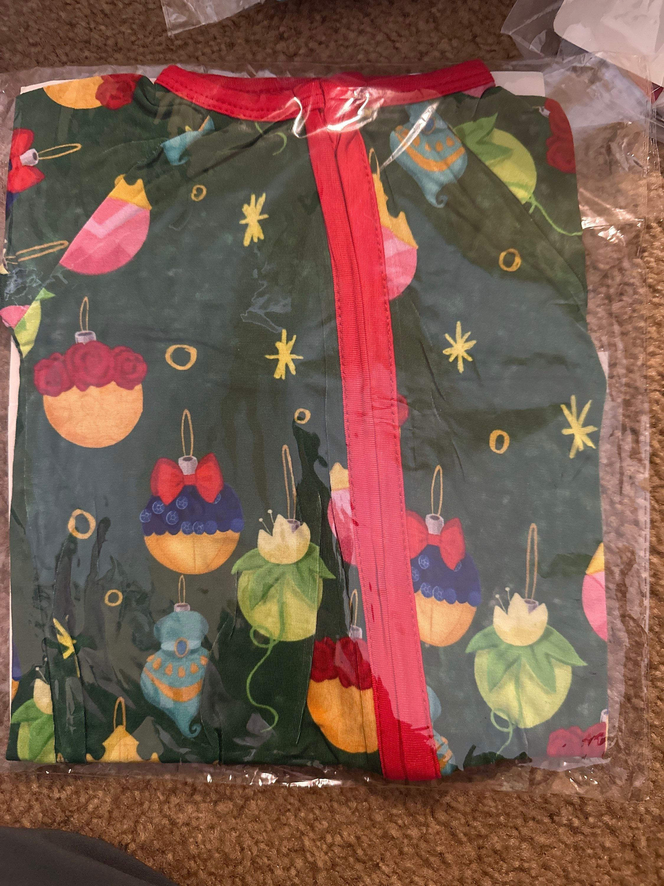 Gigis Closet Christmas Bamboo Size 3-6 Months