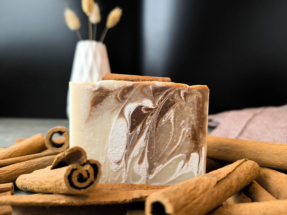 Cinnamon Swirl - scented natural soap