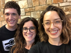 Past board members Nick Goodwin, Rachel Kaplan, Kristine Reaume, 2018