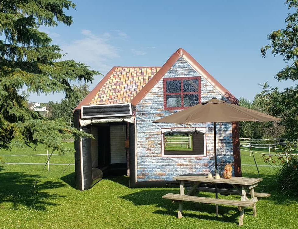 A small inflatable pub