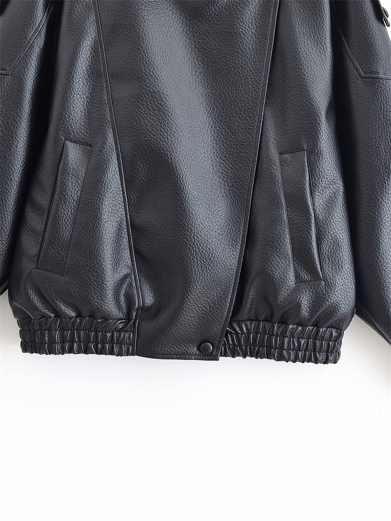 Thumbnail: Hackney Oversized Biker Jacket