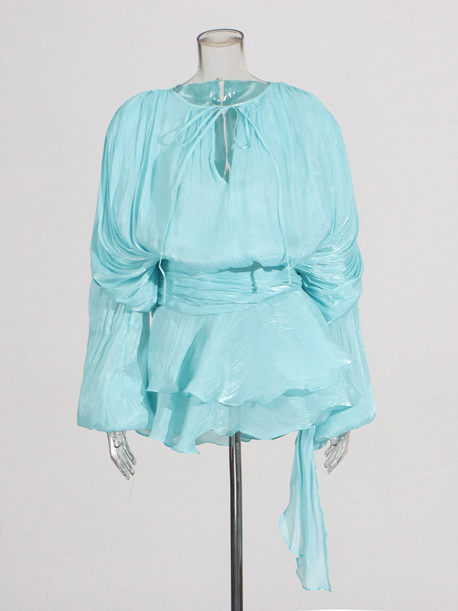 Thumbnail: The Belgravia Pleated Silk Ensemble