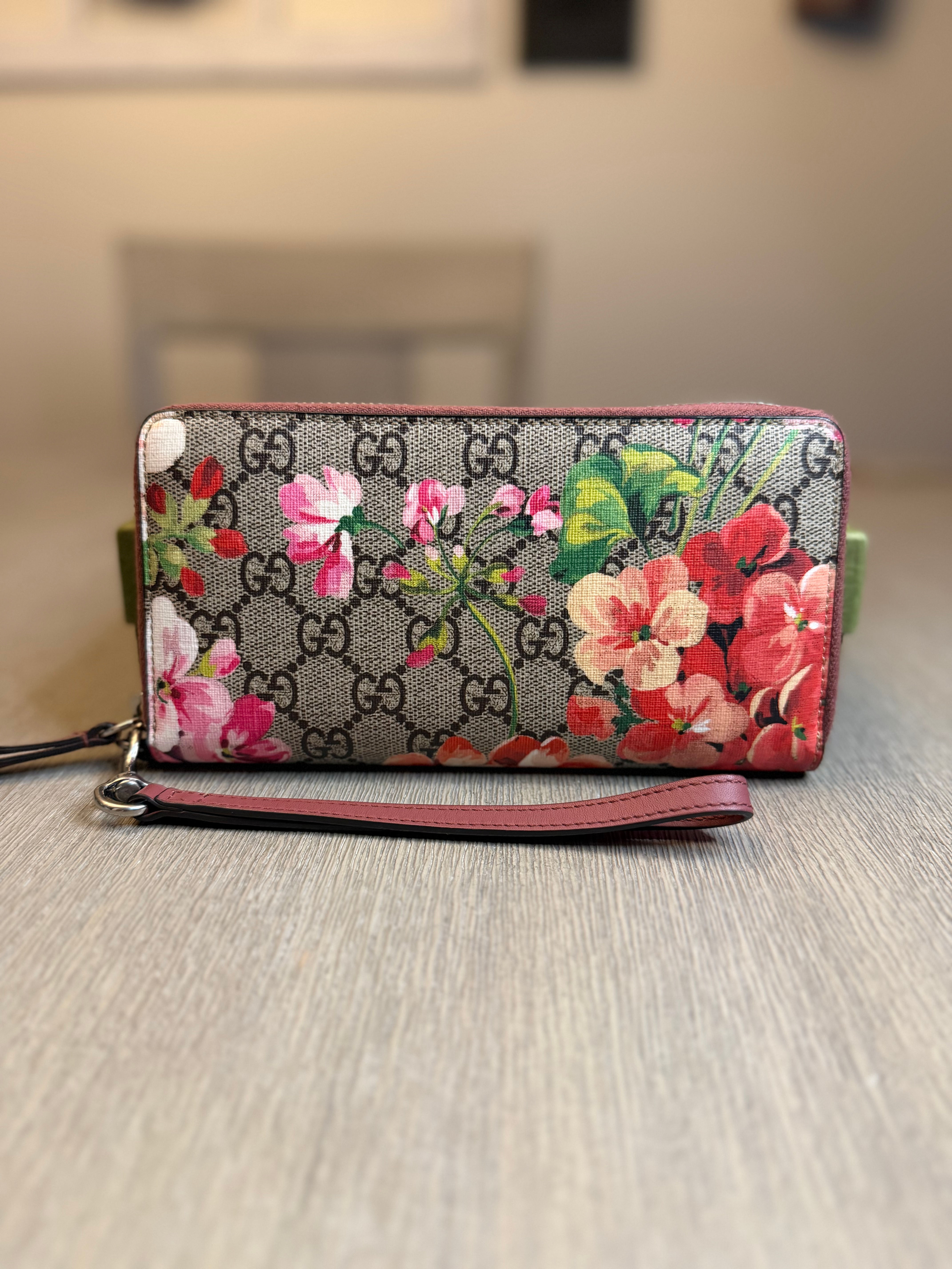 GG Blooms Zippy Wallet/Wristlet