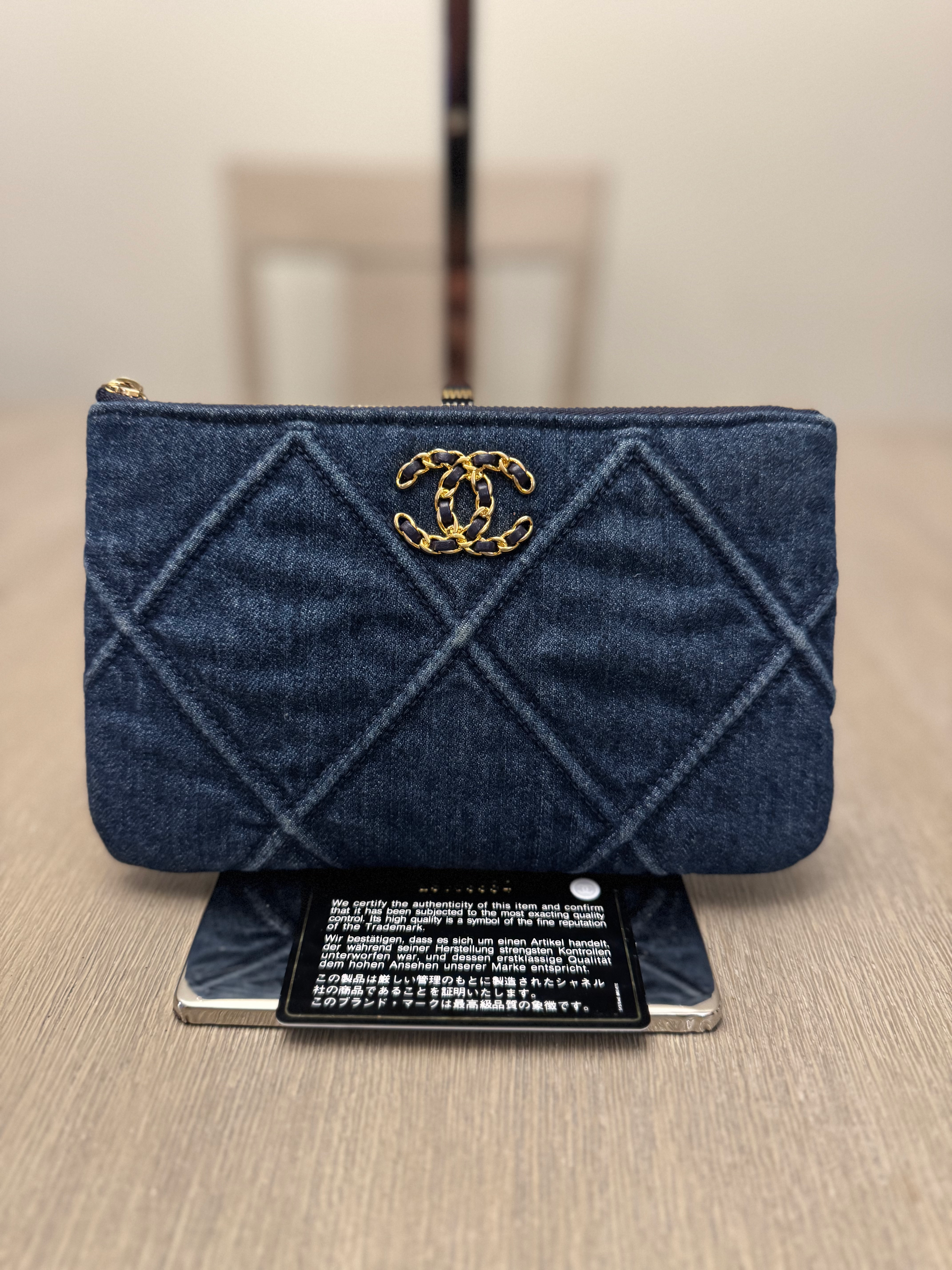 Chanel CC Denim Ocase Small