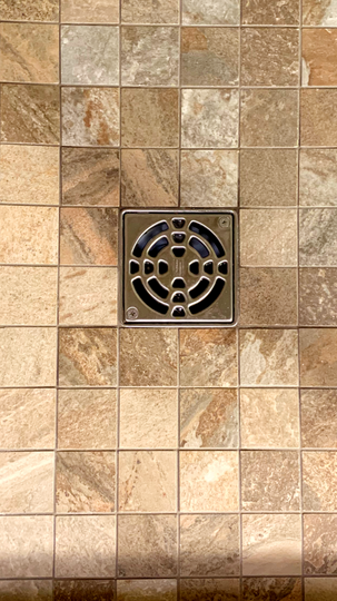 tile shower floor