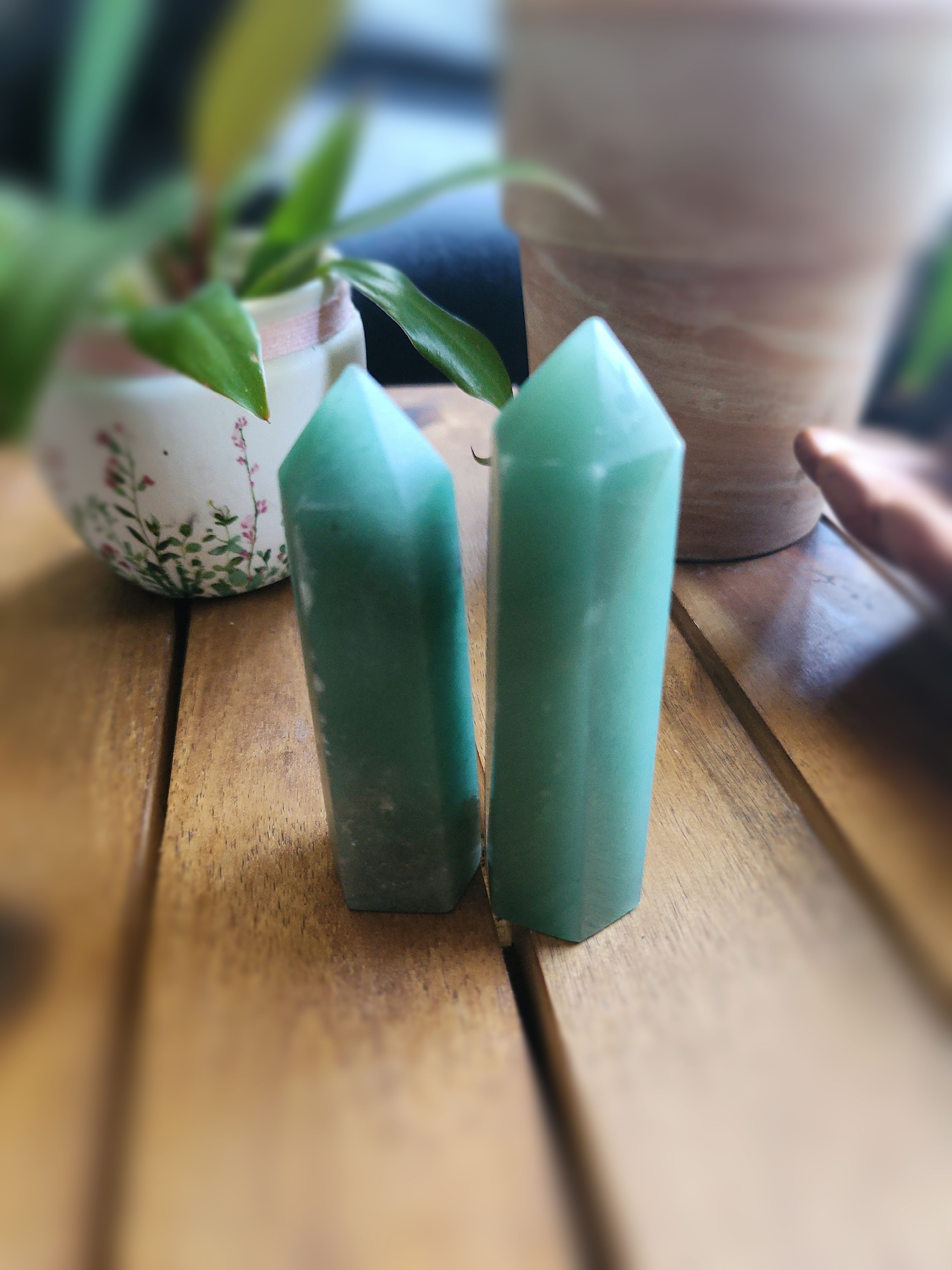 Green Aventurine Towers
