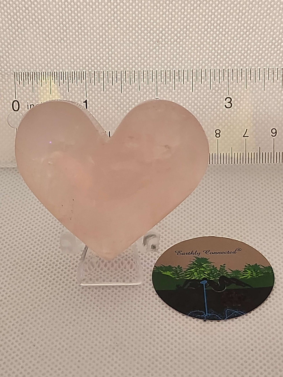 Thumbnail: Rose Quartz Heart Palm Stone