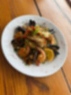 Paella de lujo mixta de mariscos