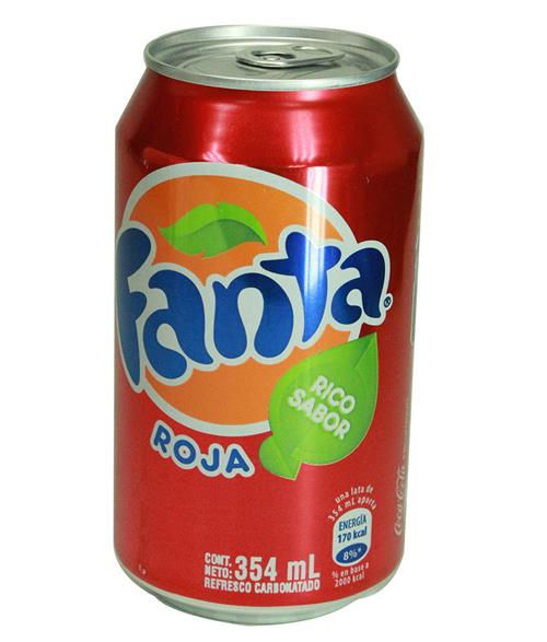 Fanta roja lata 355ml