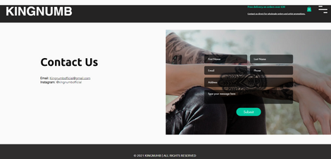 Kingnumb Get in Touch!