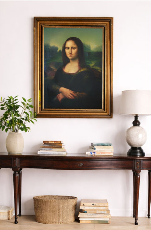 Modern living corner with vibrant art.png