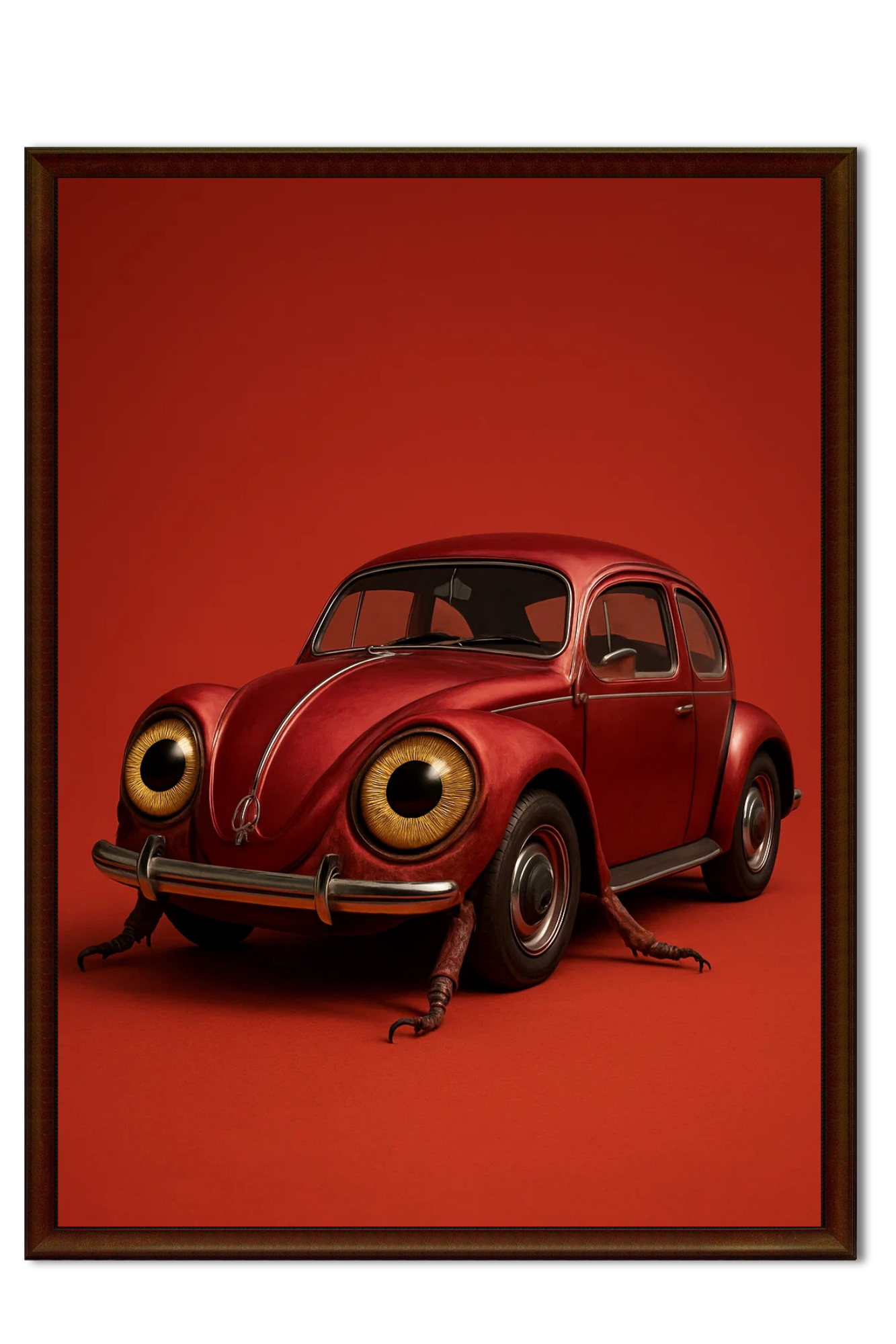 Buggy Eyed – AI Art Wall Frame