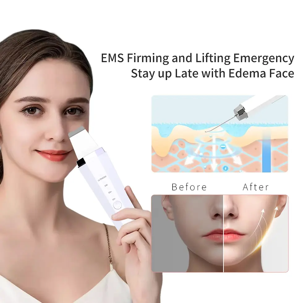 Thumbnail: Facial Skin Scrubber Blackhead Remover Pore Vacuum Face Peeling Spatula Cleaner