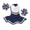 Thumbnail: Bearwear Cheerleader White + Colour