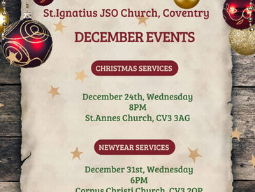Christmas & New year Service 2025