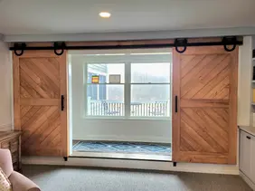 Giant Maple Barn Doors
