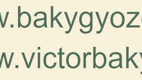 Honlapot kap a Baky Győző (Victor Baky)