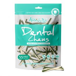 חטיף דנטלי מיני סטיקס מנטה 150 גרם Dental Chews