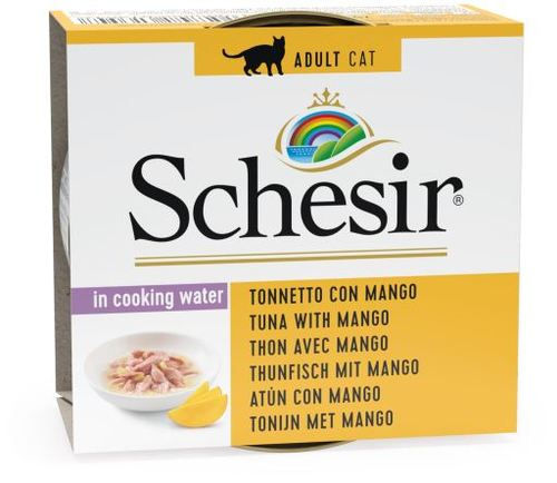 שזיר מעדן טונה ומנגו לחתול 85 גרם SCHESIR
