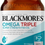 Thumbnail: Blackmores Omega Triple Super Strength Fish Oil 150 Capsules