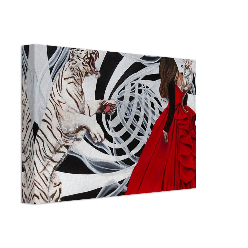 Courage in Light and Shadow- Canvas- 8x12, 12x16, 24x32.