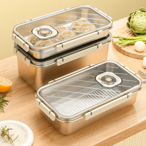 Airtight Stainless Steel Food Storage Container